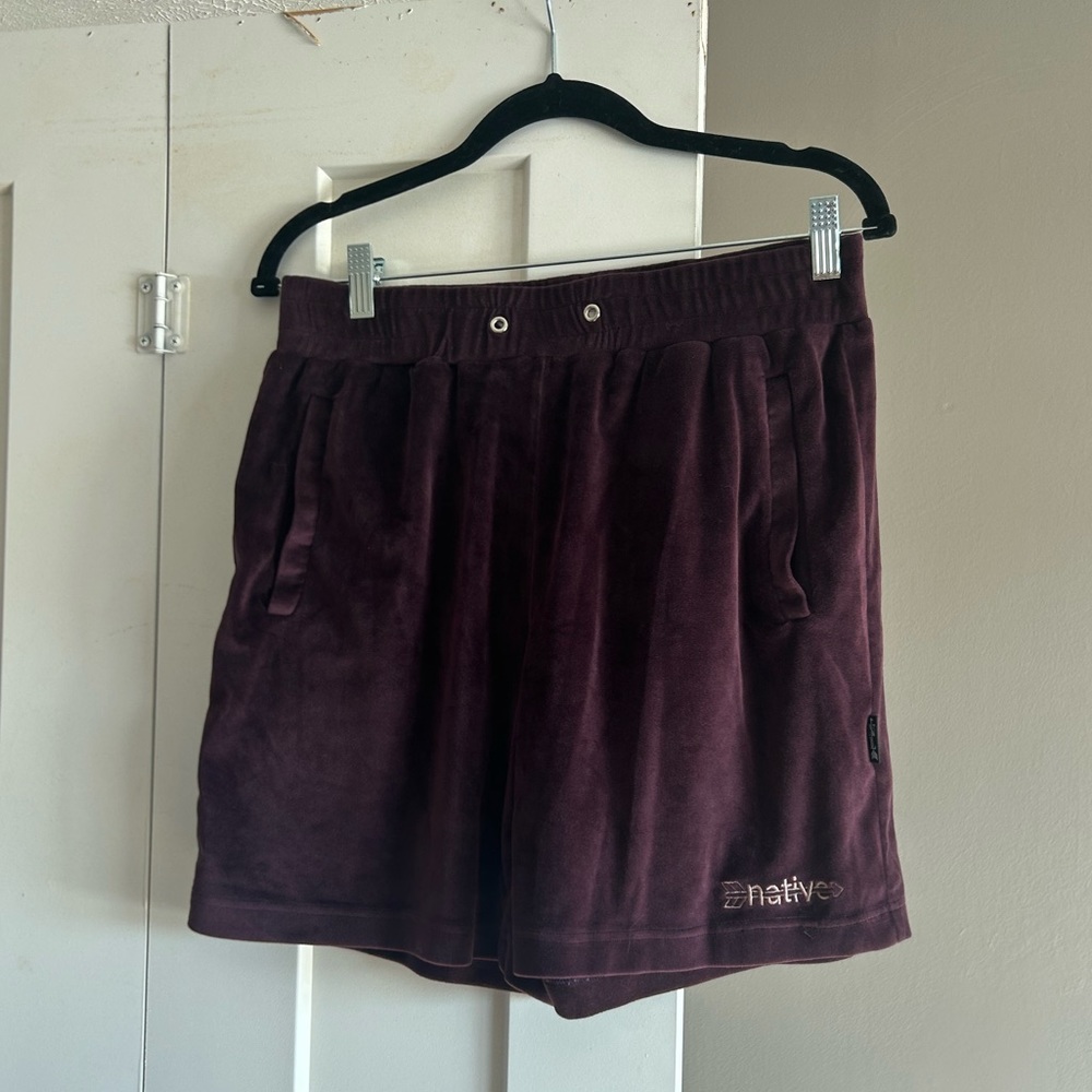 Men’s velvet shorts